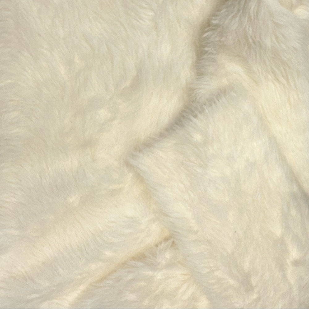 Softest pullover white furry sweater